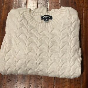 Lands End Drifter Sweater Full Cable Medium